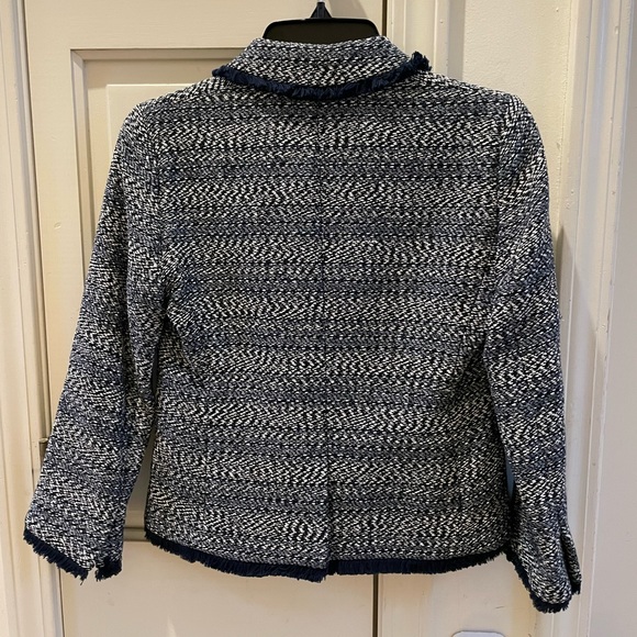 J. Crew Tweed Fringe Blazer - Picture 4 of 8